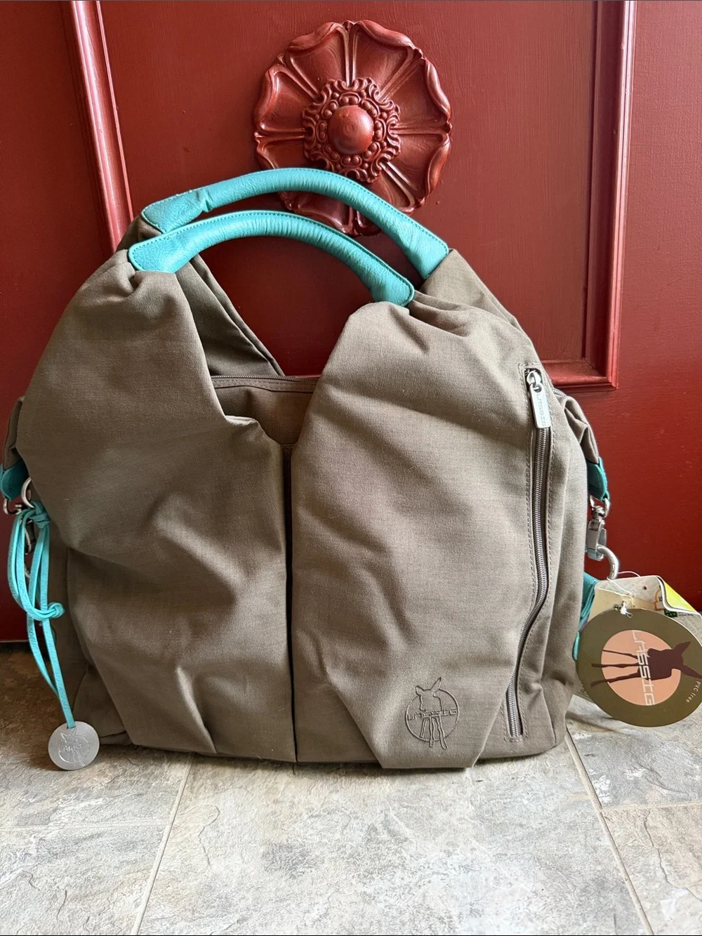 NWT Lässig (Lässige) Green Label Neckline Diaper Baby Bag